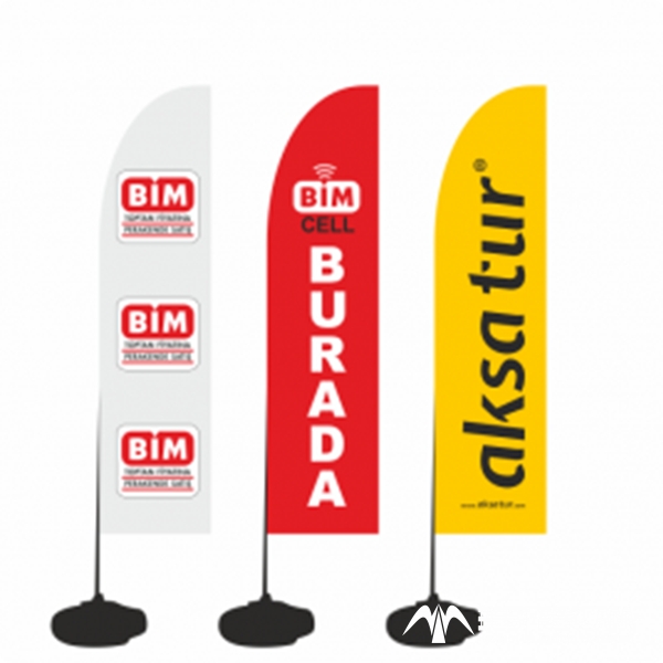 Jumbo Yelken Bayrak 120x400