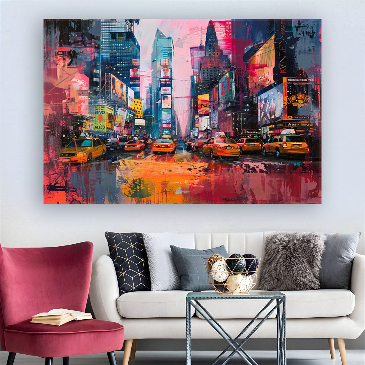 New York NYC Kanvas Tablo